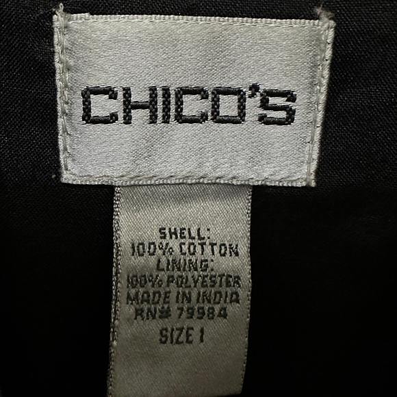 184 Chico's | EUC India Boho Vest - Blue Yellow Colorful Aztec Pattern (Size 1) - Picture 4 of 11